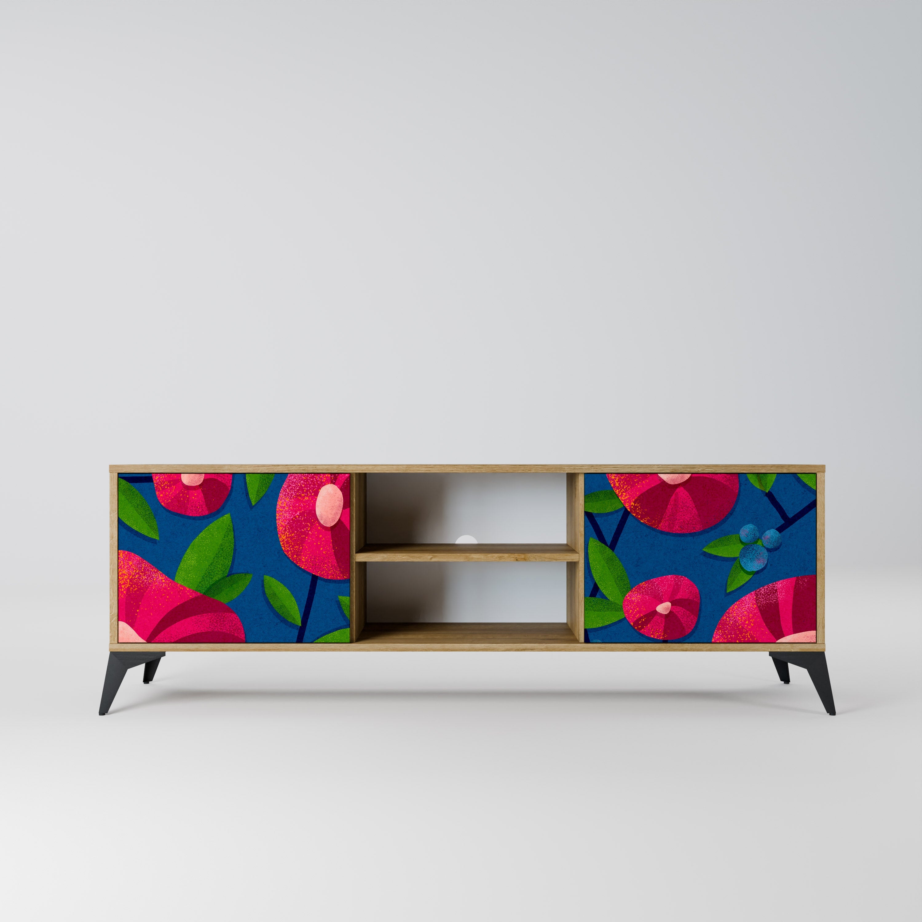 SPRING THOUGHTS Móvel de TV com 2 Portas em Efeito Carvalho