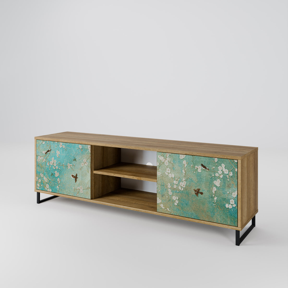 BLOOMING CHARM Móvel de TV de 2 Portas