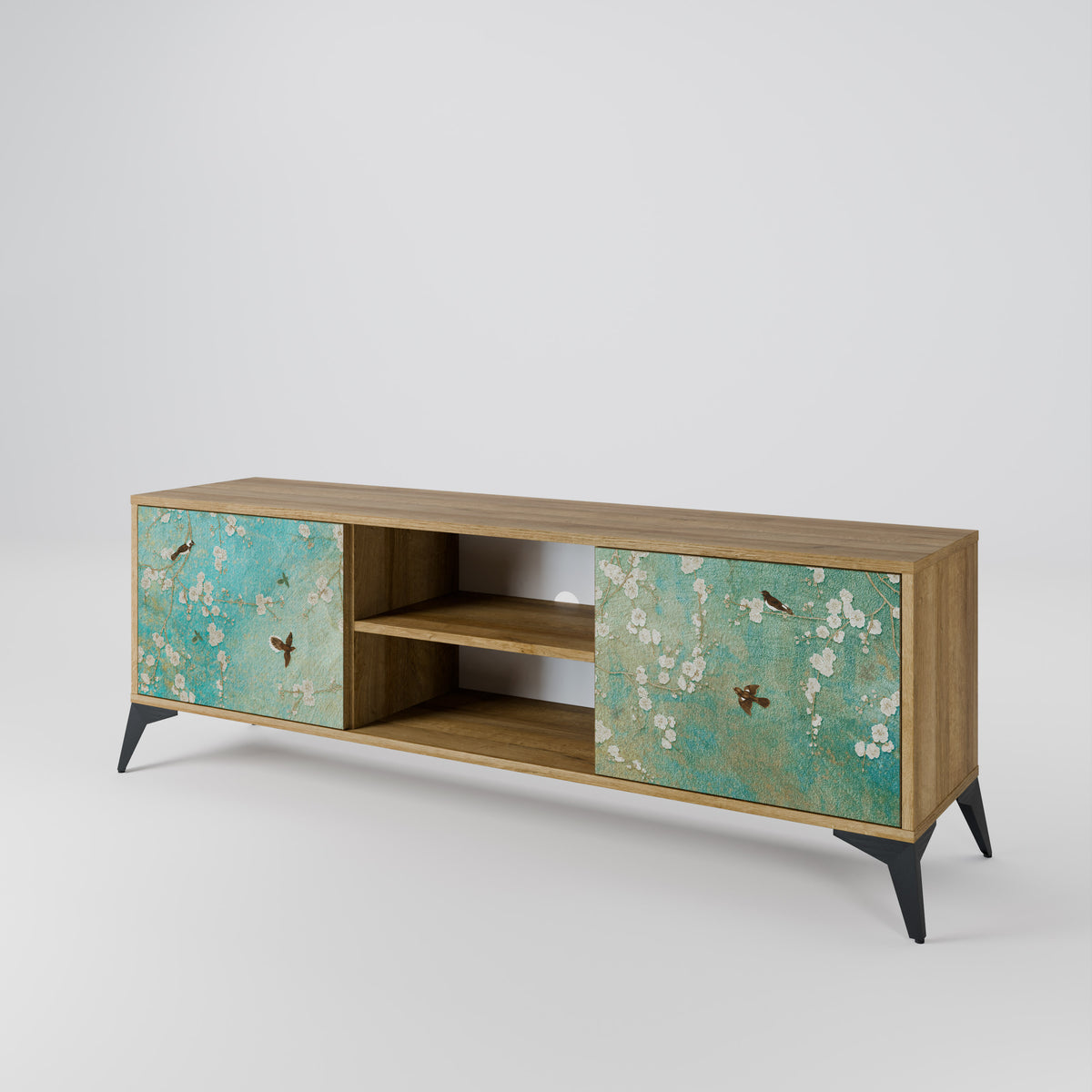 BLOOMING CHARM Móvel de TV de 2 Portas