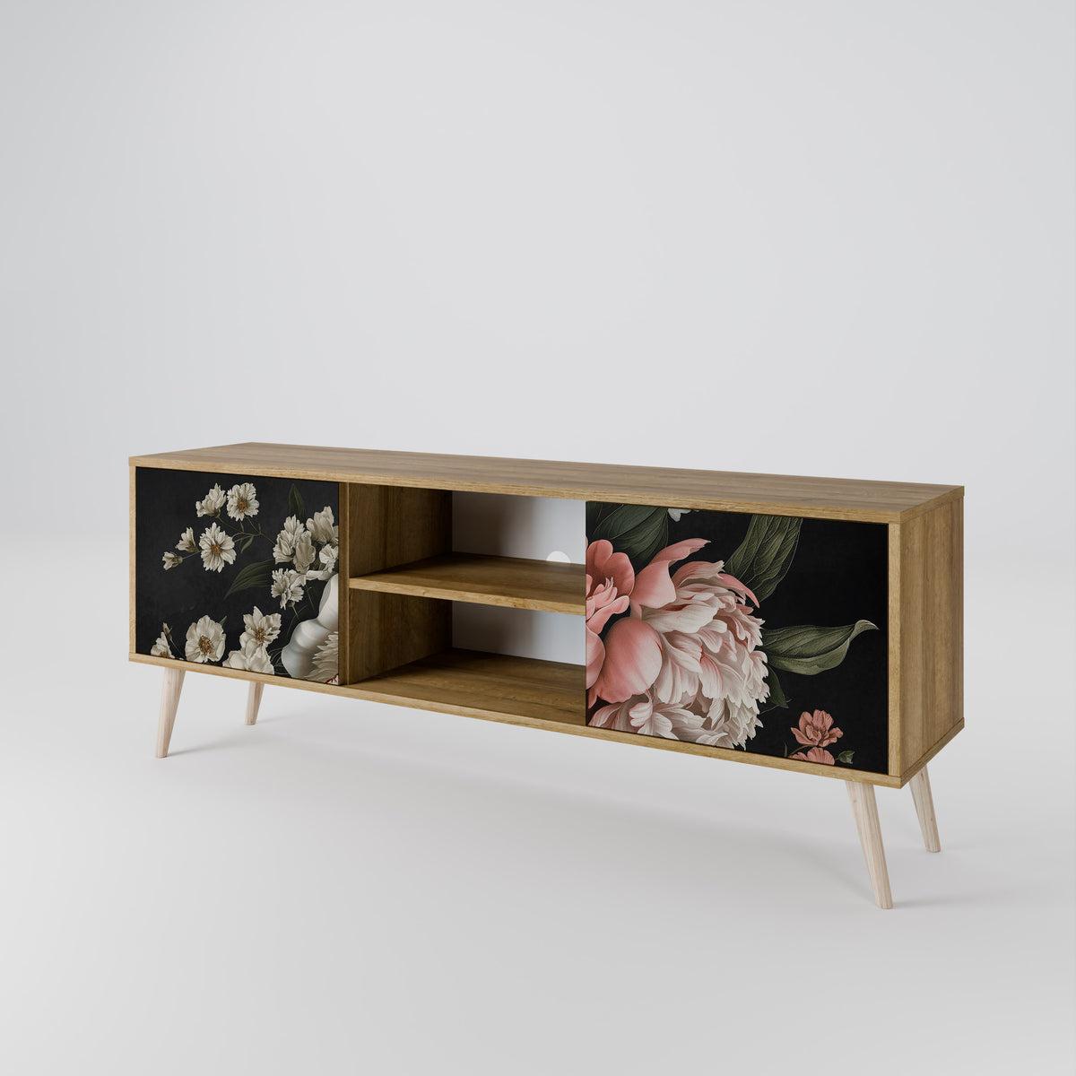 LUSH ELEGANCE Móvel de TV de 2 Portas