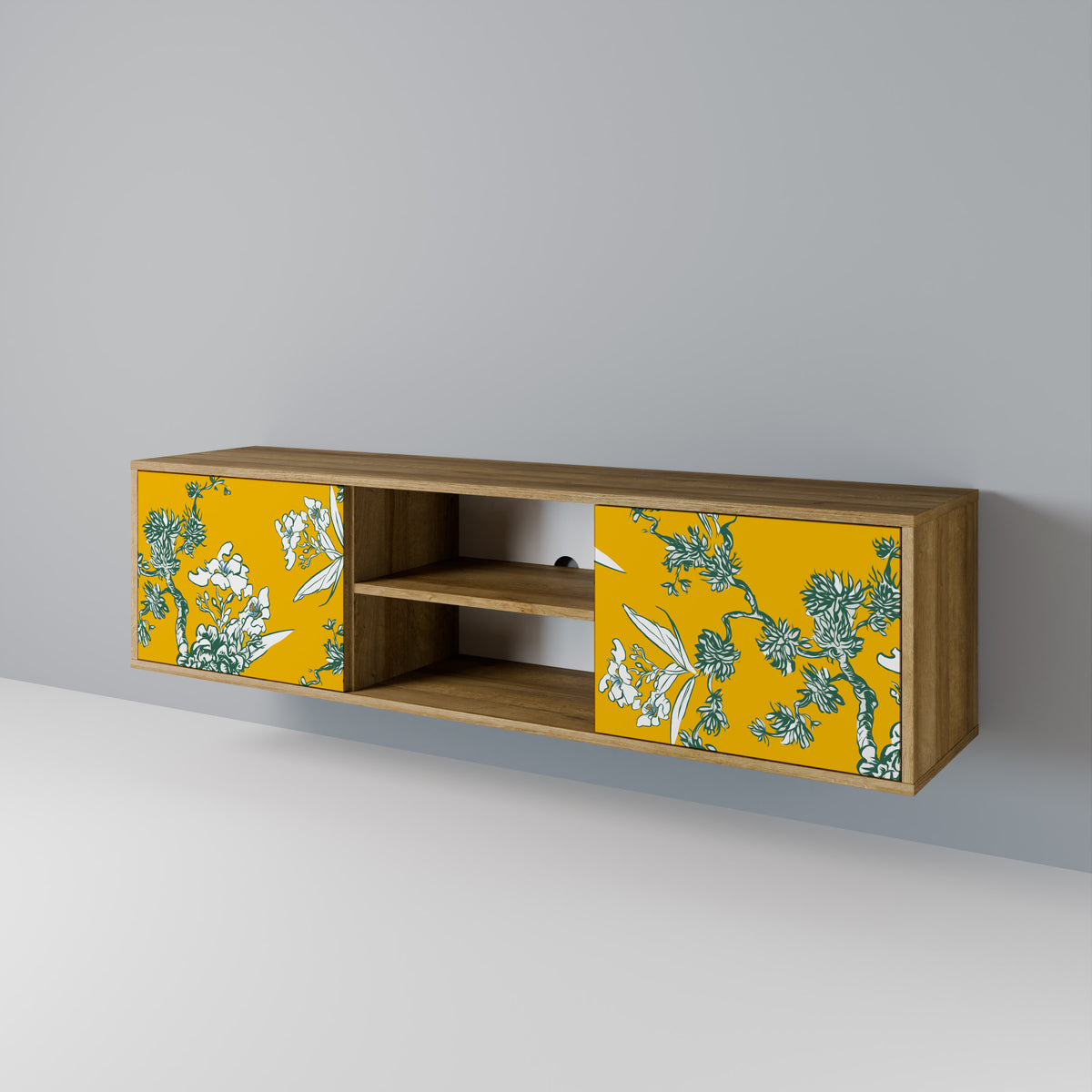 YELLOW CHINOISERIE Móvel de TV de 2 Portas