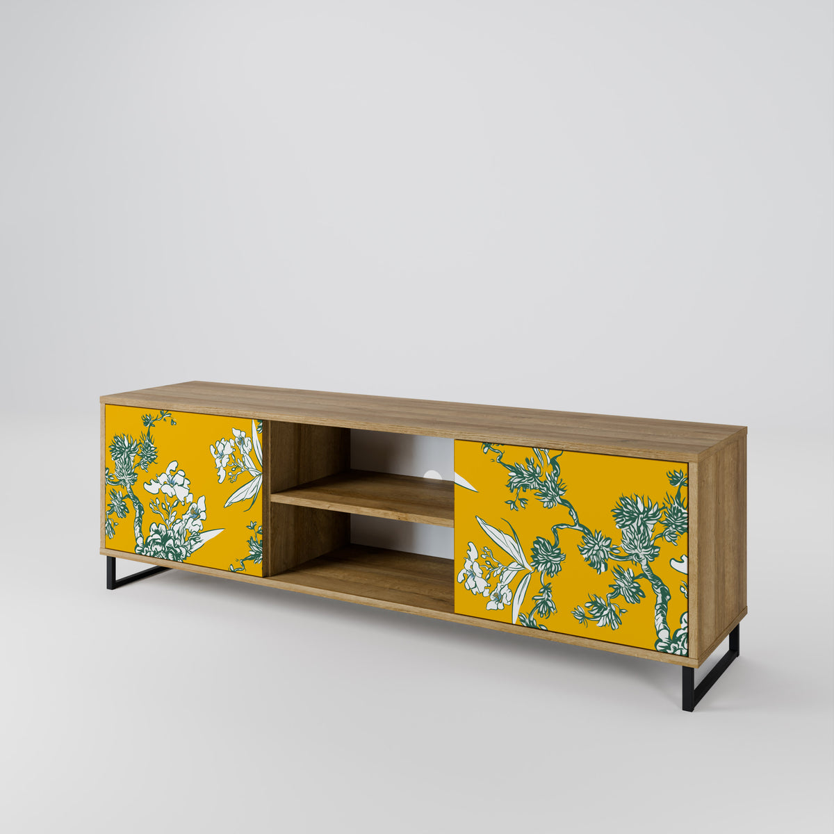 YELLOW CHINOISERIE Móvel de TV de 2 Portas