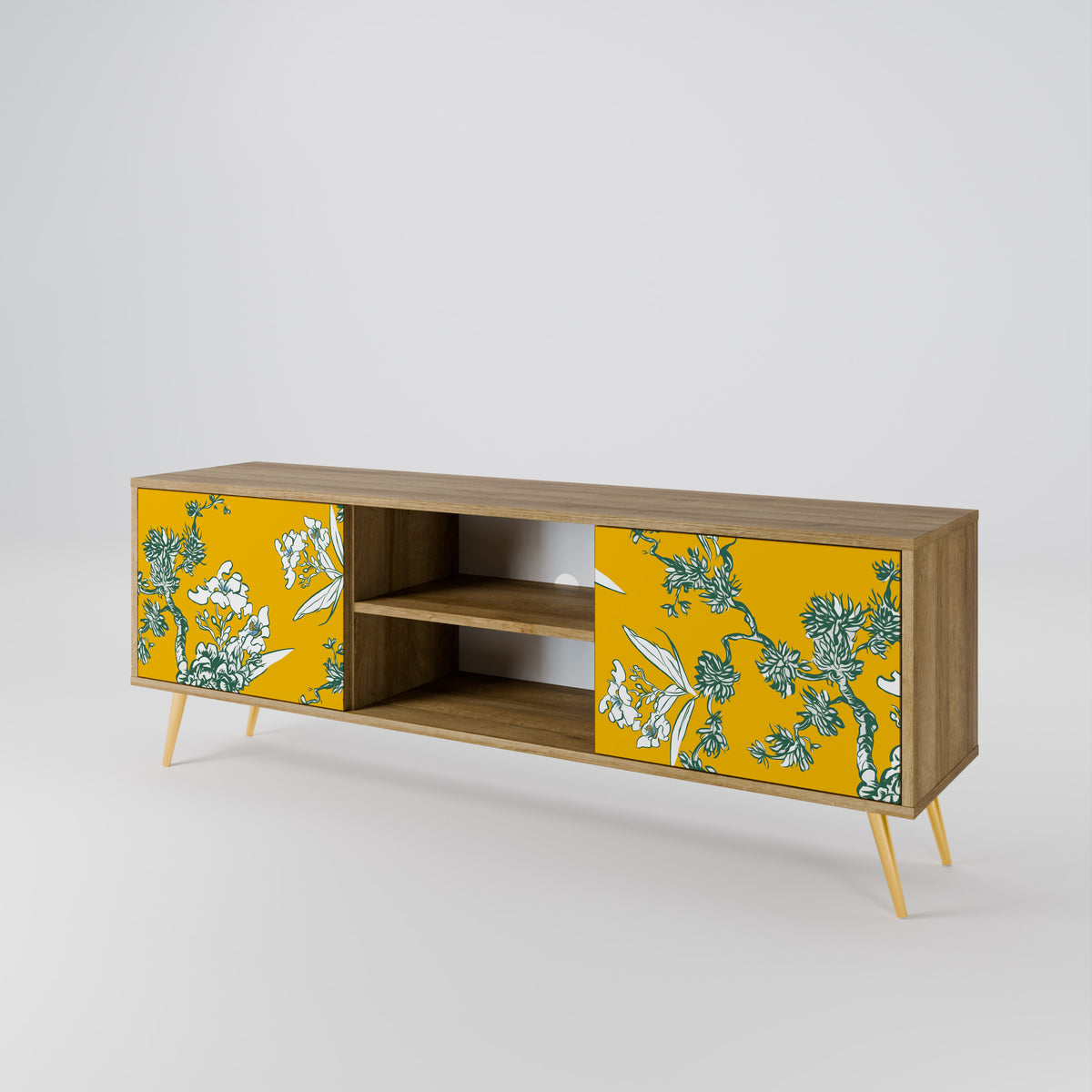YELLOW CHINOISERIE Móvel de TV de 2 Portas