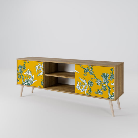 YELLOW CHINOISERIE Móvel de TV de 2 Portas