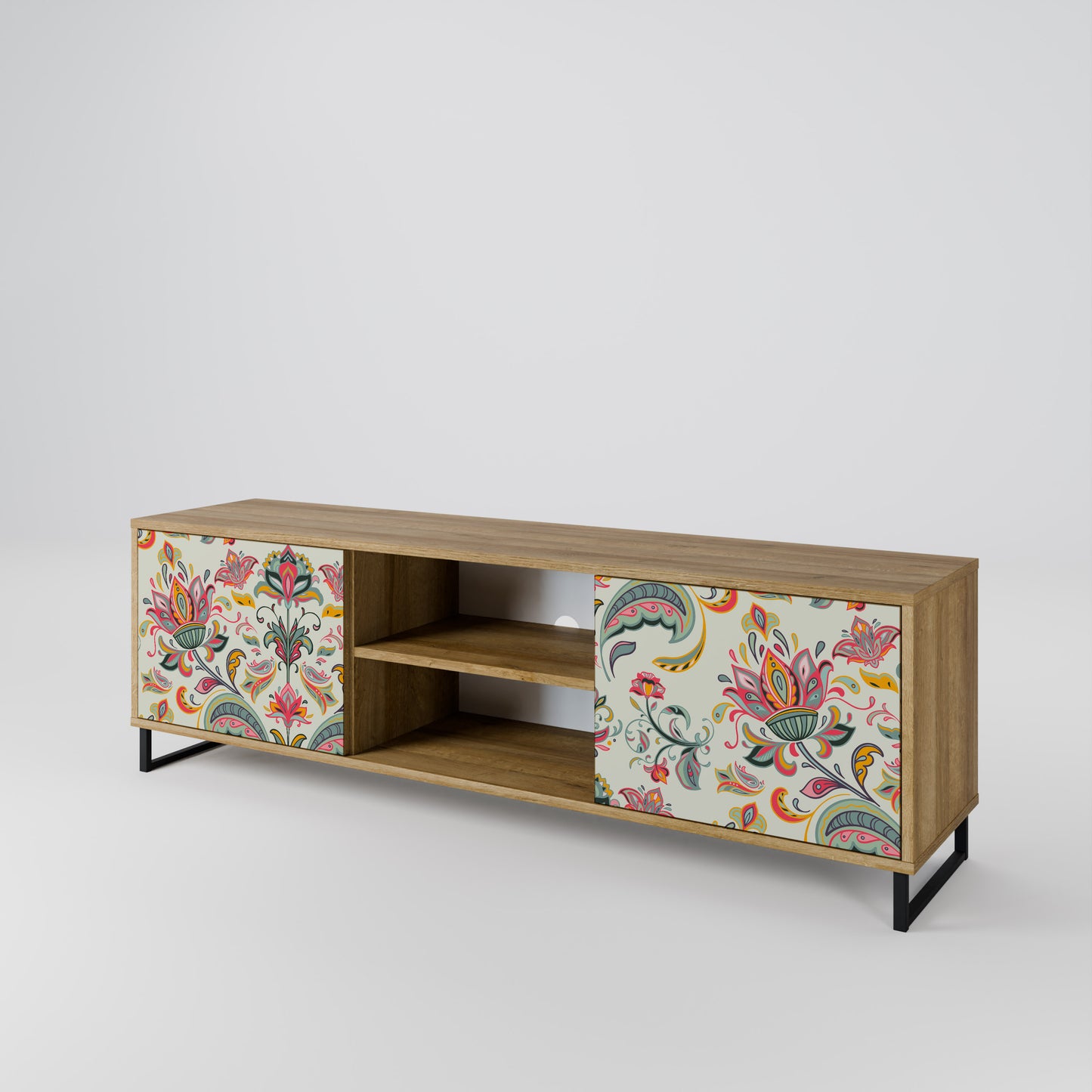 ORGANIC FOLKLORE 2-Door TV Cabinet