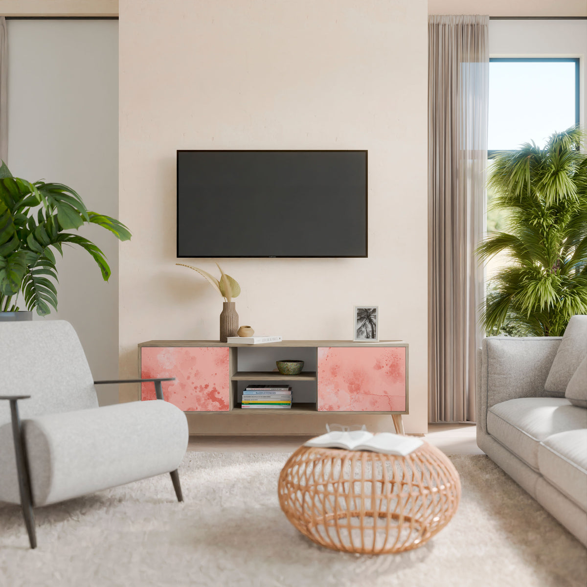 CRANE DANCE 2-Door TV Cabinet