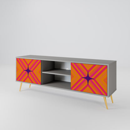 GEOMETRIC BRILLIANCE 2-Door TV Cabinet