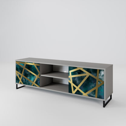 THE LABYRINTH OF GOLD 2-Door TV Cabinet