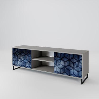 CUBIC MIST Móvel de TV de 2 Portas