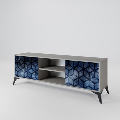 CUBIC MIST Móvel de TV de 2 Portas