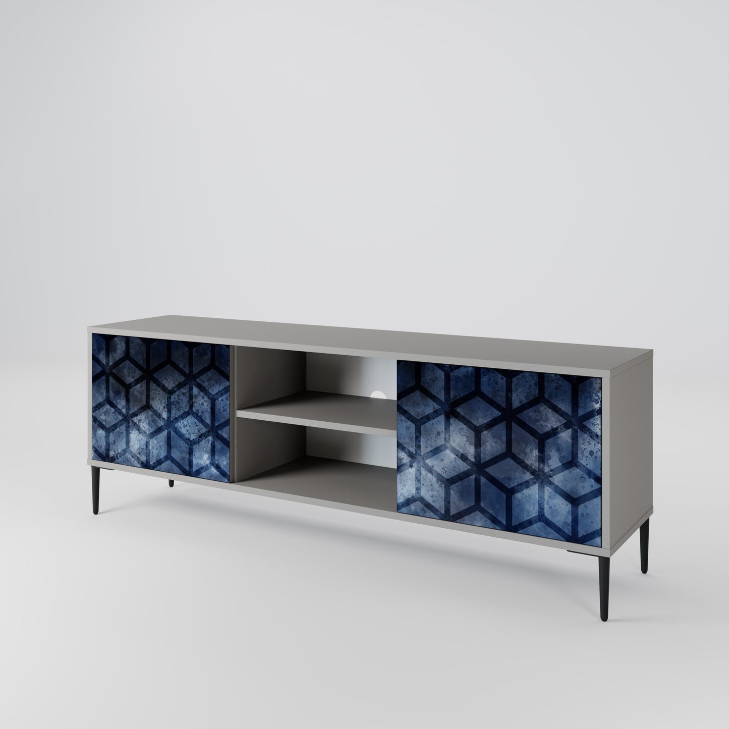 CUBIC MIST Móvel de TV de 2 Portas