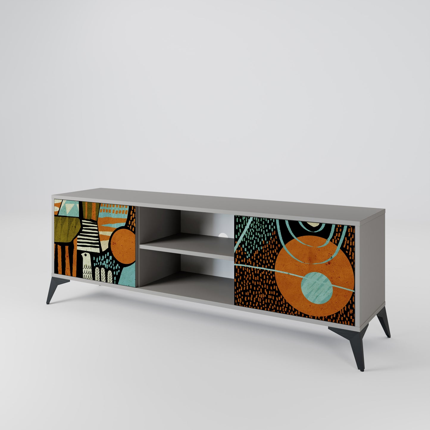 GEODE GLIMMER Móvel de TV de 2 Portas