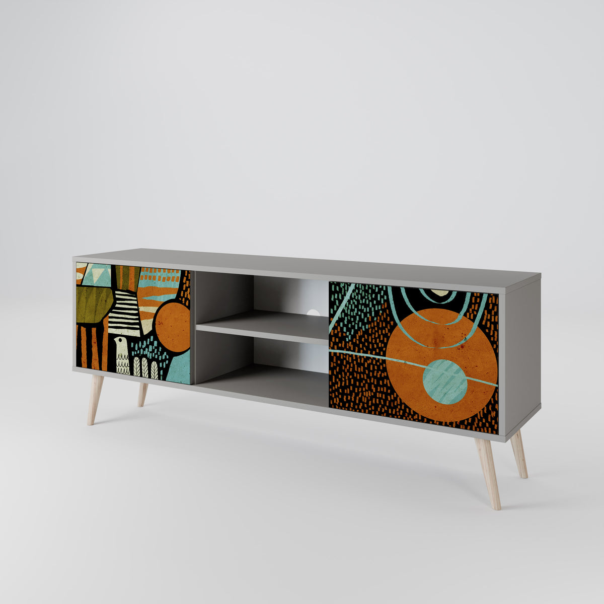 GEODE GLIMMER Móvel de TV de 2 Portas