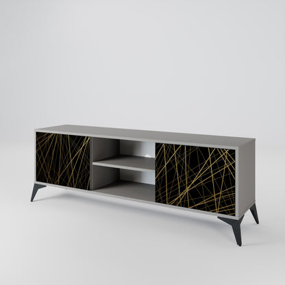 BRIGHT MESH 2-Door TV Cabinet