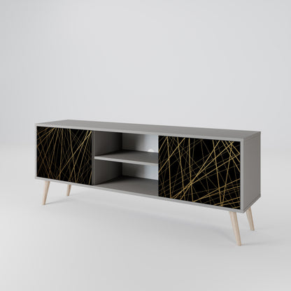 BRIGHT MESH 2-Door TV Cabinet