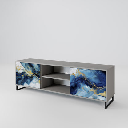 INKY MARBLE Móvel de TV de 2 Portas