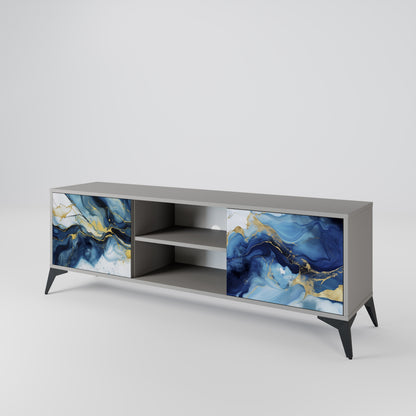 INKY MARBLE Móvel de TV de 2 Portas