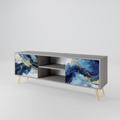 INKY MARBLE Móvel de TV de 2 Portas
