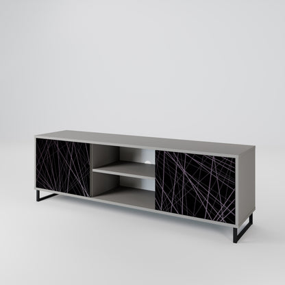 SHIMMER SPIDERGRAM 2-Door TV Cabinet