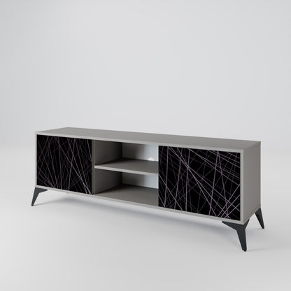 SHIMMER SPIDERGRAM 2-Door TV Cabinet
