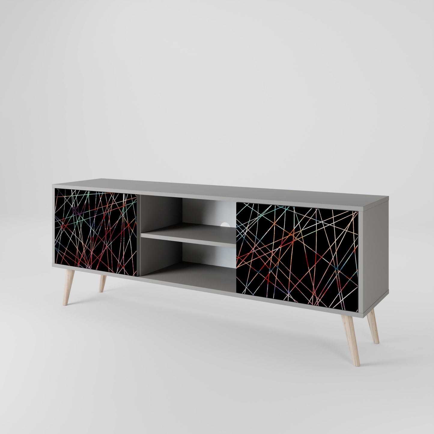 LUMINOUS SNARE Móvel de TV de 2 Portas