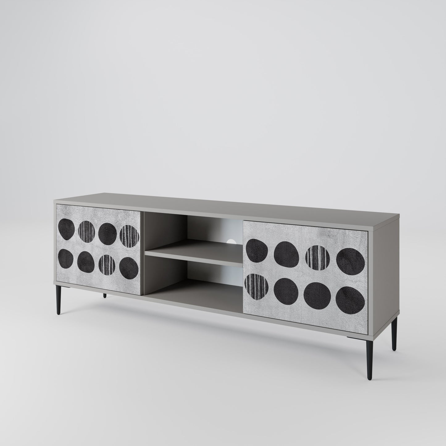 GHOSTLY GRADIENTS 2-Door TV Cabinet