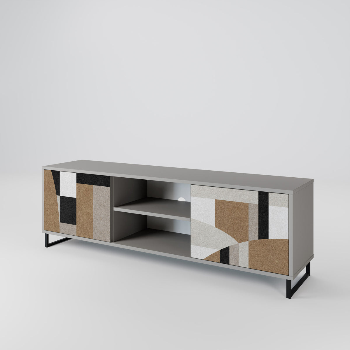 DELICATE MEMENTO 2-Door TV Cabinet