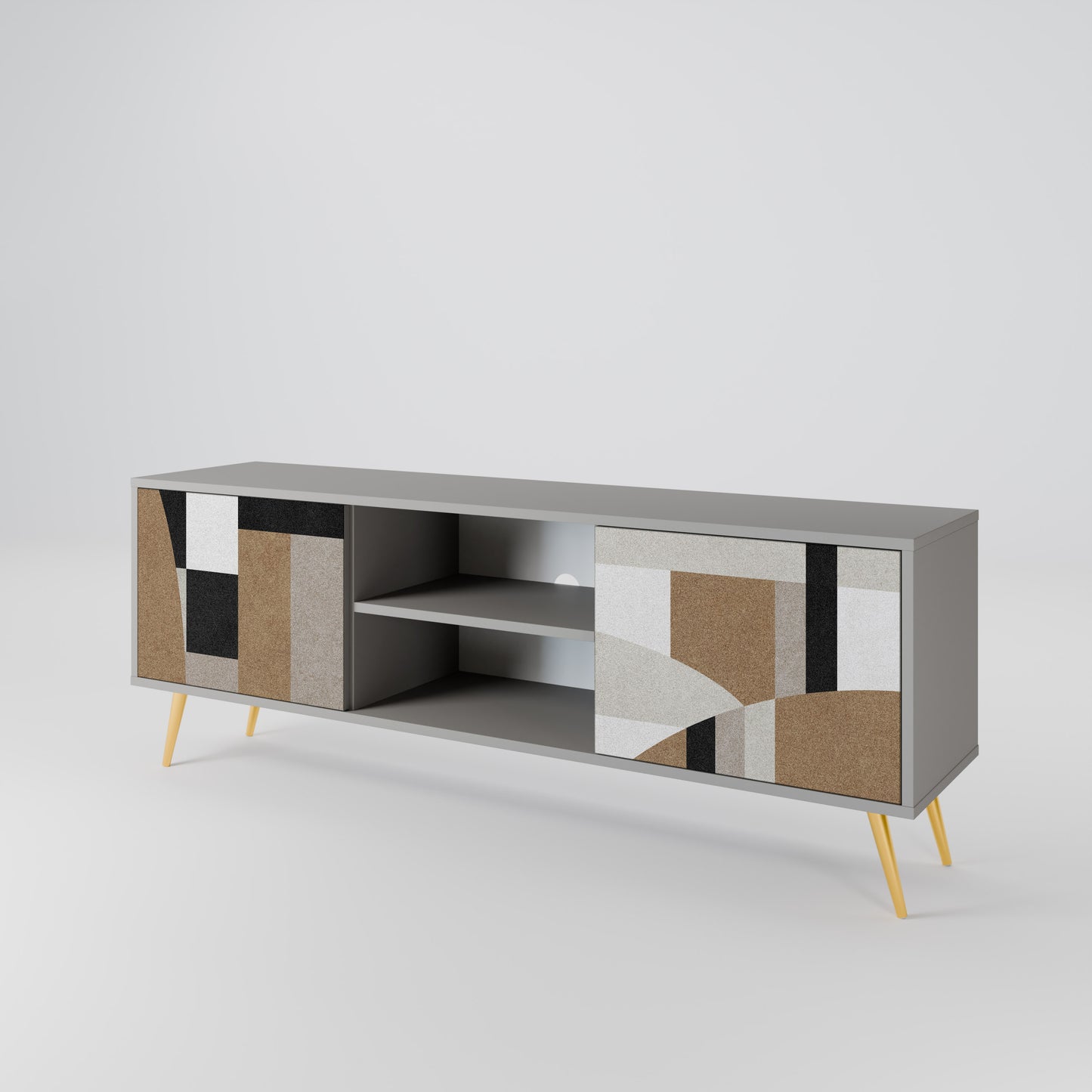 DELICATE MEMENTO 2-Door TV Cabinet