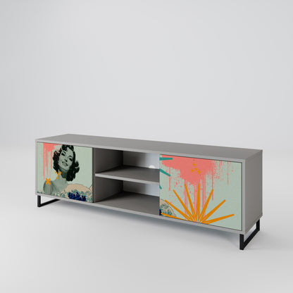 KANAGAWA BEAUTY 2-Door TV Cabinet