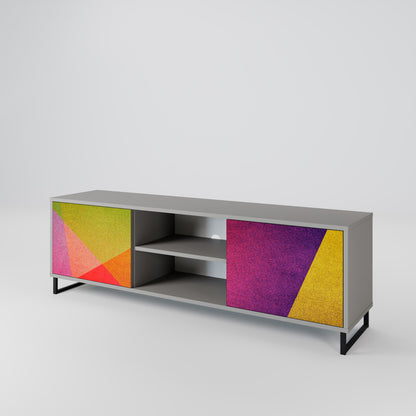 VIVID GEOMETRY 2-Door TV Cabinet