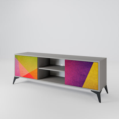 VIVID GEOMETRY 2-Door TV Cabinet