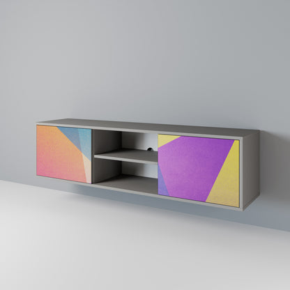 BRIGHT GEOMETRY 2-Door TV Cabinet