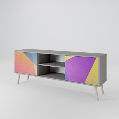 BRIGHT GEOMETRY 2-Door TV Cabinet