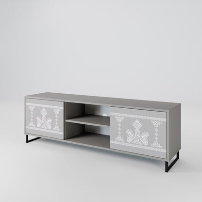 THAI GRAY Móvel de TV de 2 Portas