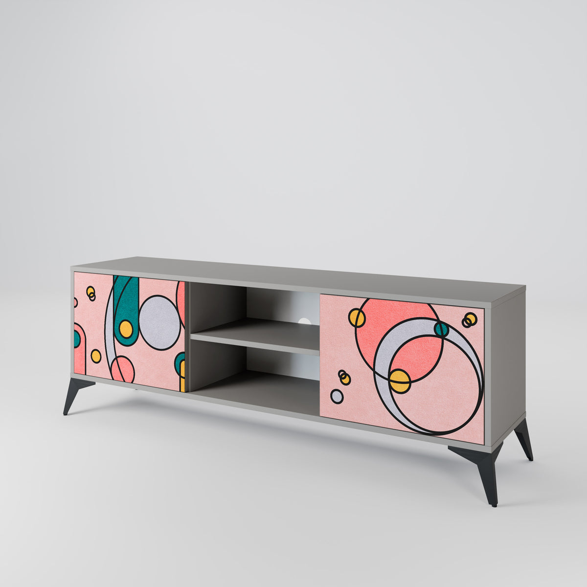 GOSSAMER ECHOES 2-Door TV Cabinet