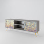 MOSAIC OF COLORS Móvel de TV com 2 Portas em Acabamento Cinzento