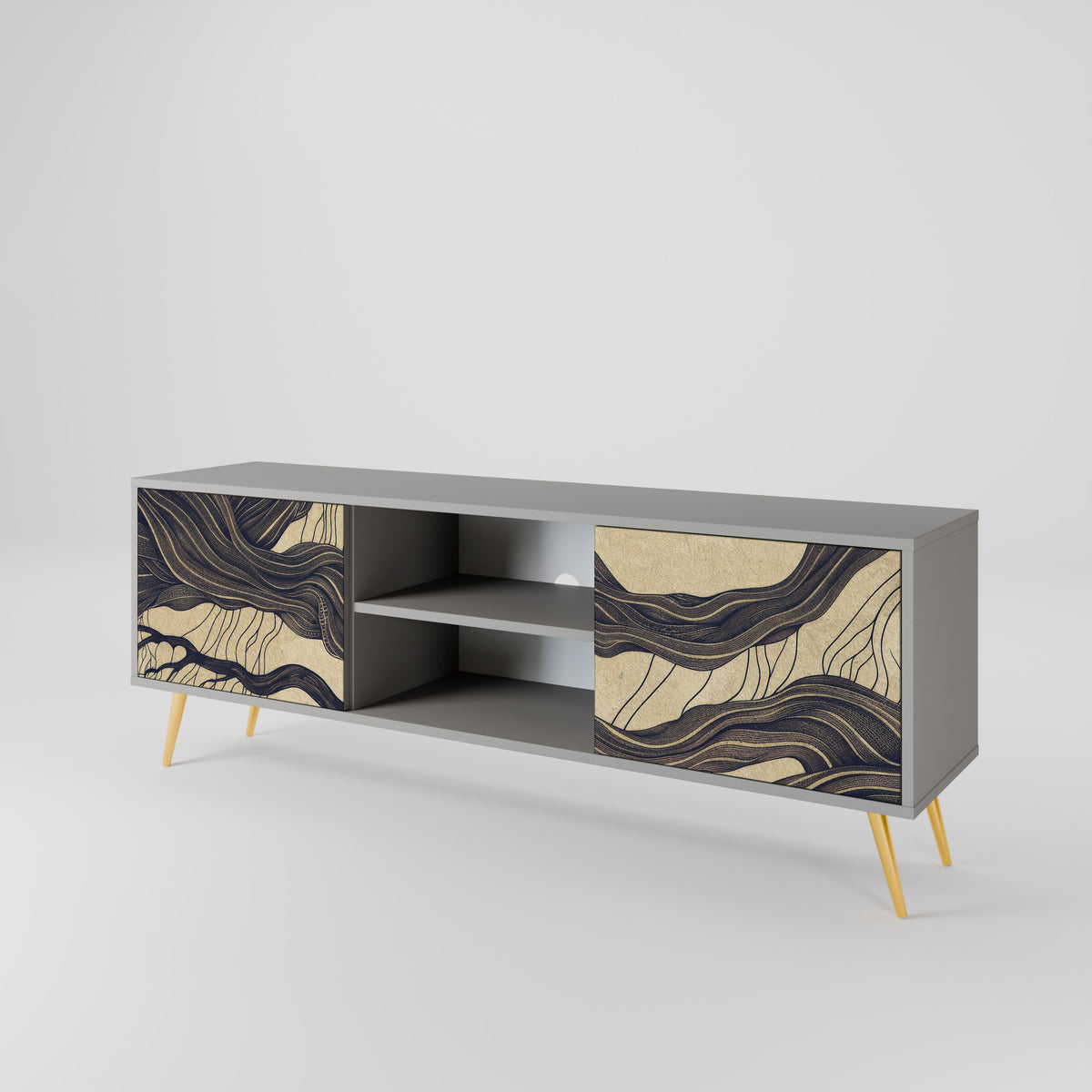 UNIFIED FRAGMENTS 2-Door TV Cabinet