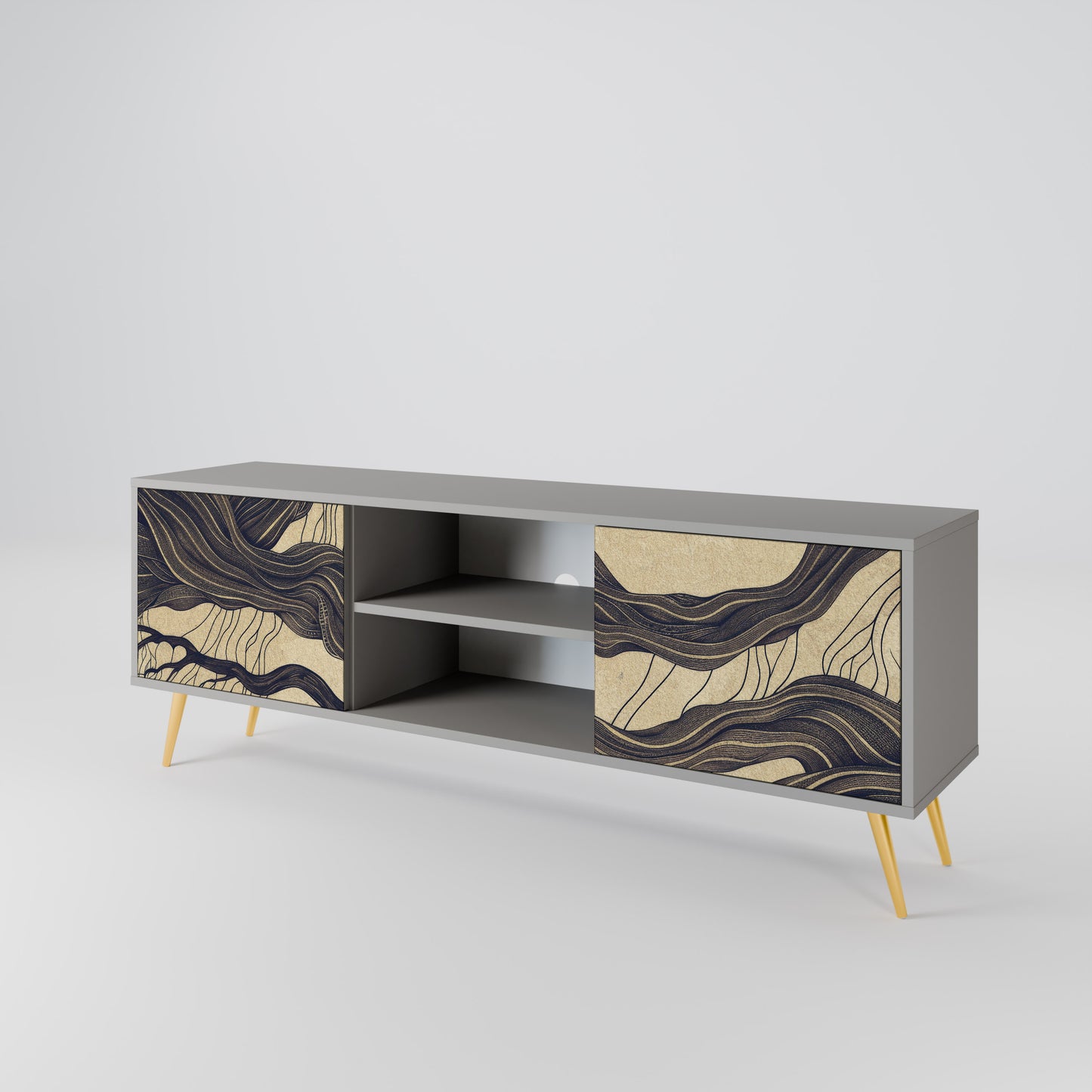 UNIFIED FRAGMENTS 2-Door TV Cabinet