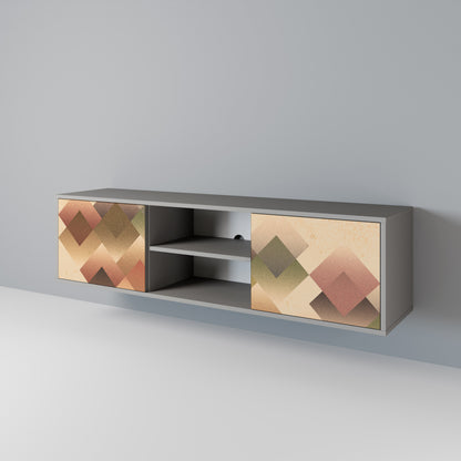 GEOMETRIC FUSION Móvel de TV de 2 Portas