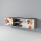 FLEETING HAPPINESS Móvel de TV com 2 Portas em Acabamento Cinzento