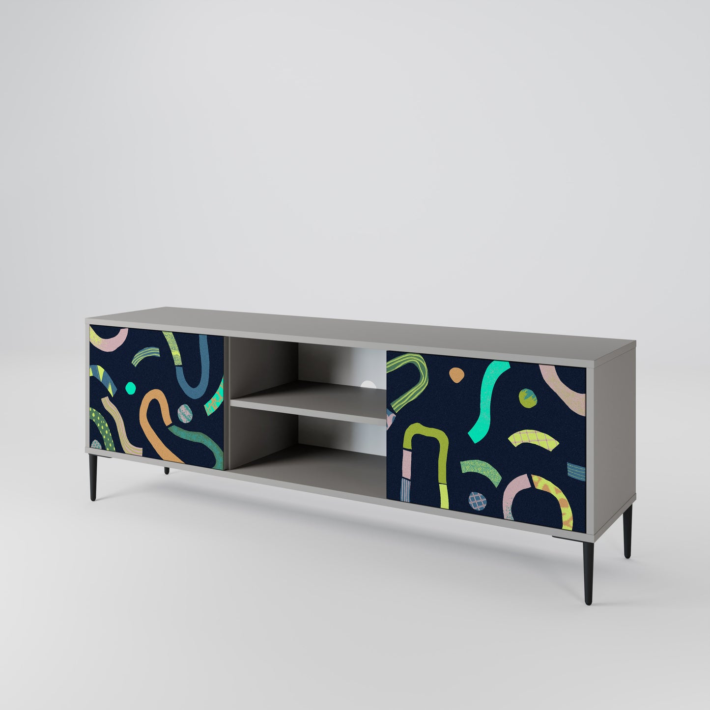 CONTRAST DANCE Móvel de TV de 2 Portas