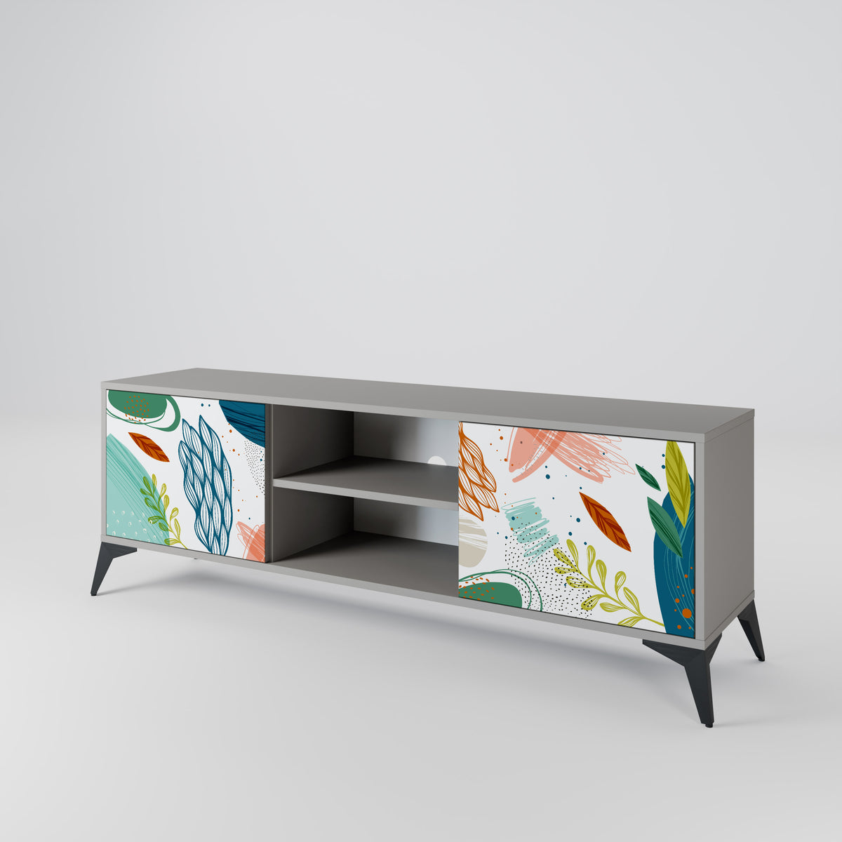 BOTANICAL HURRICANE Móvel de TV de 2 Portas