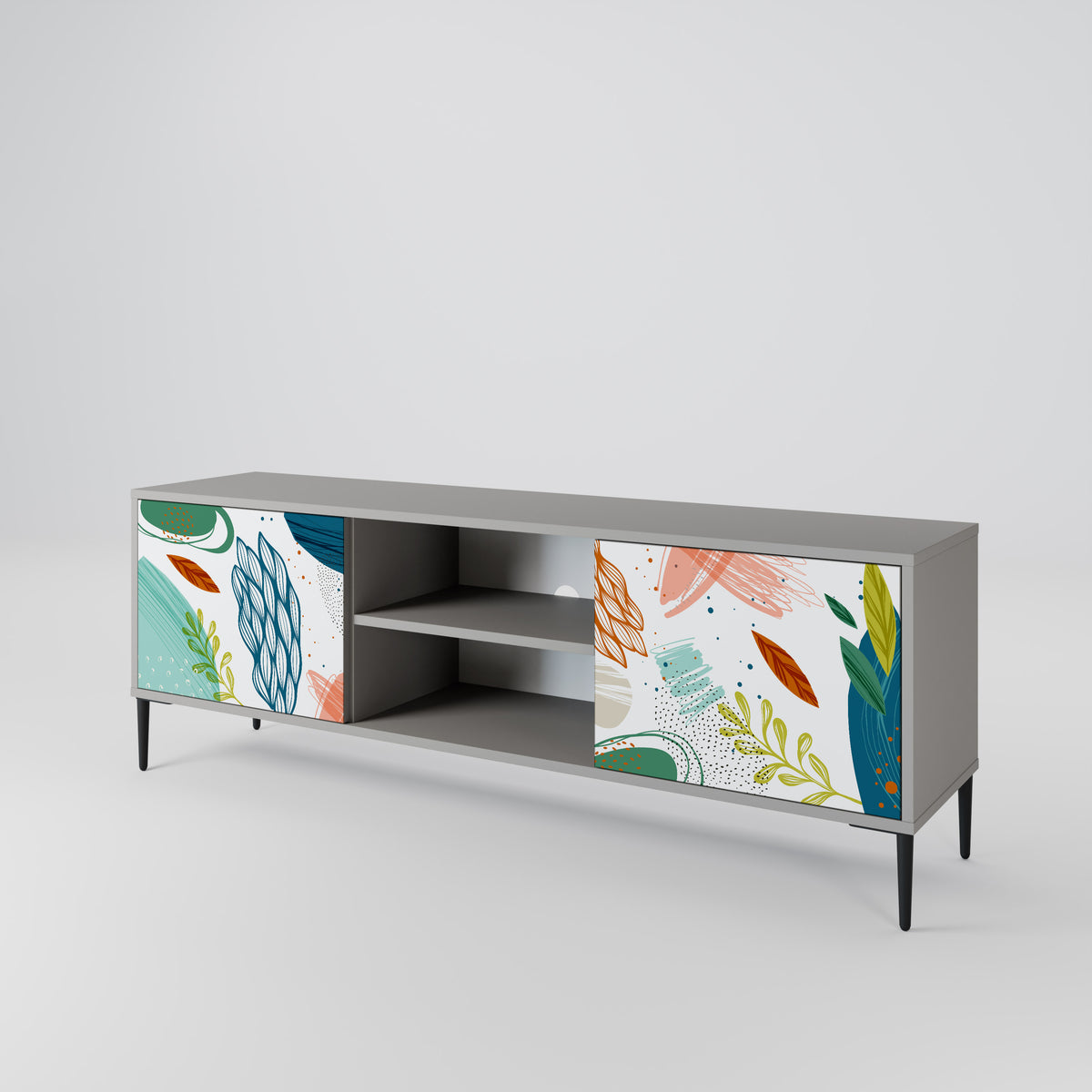 BOTANICAL HURRICANE Móvel de TV de 2 Portas