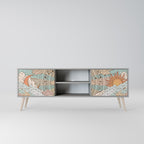 MYSTICAL STRUCTURE Móvel de TV com 2 Portas em Acabamento Cinzento