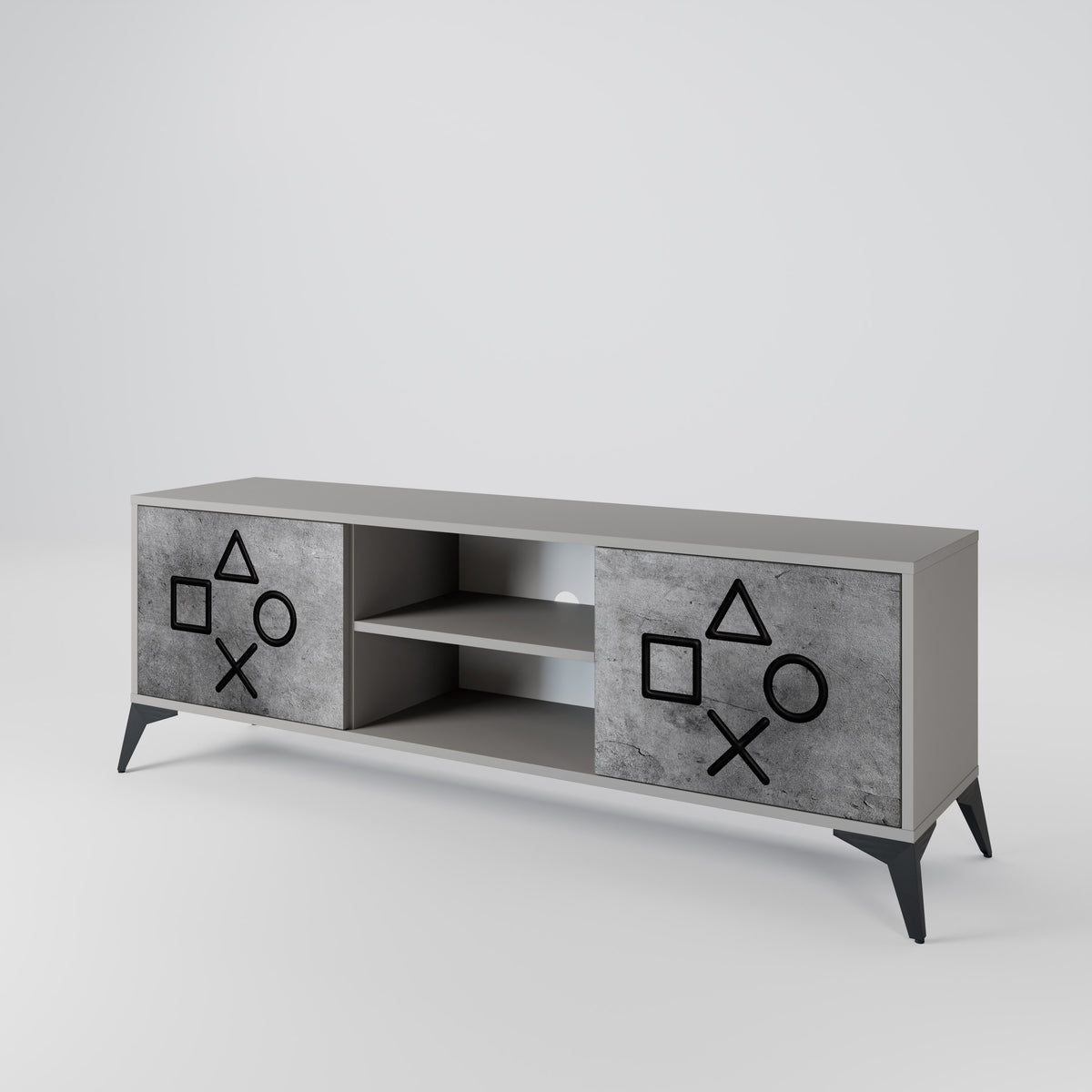 GAMER CHOICE 2-Door TV Cabinet