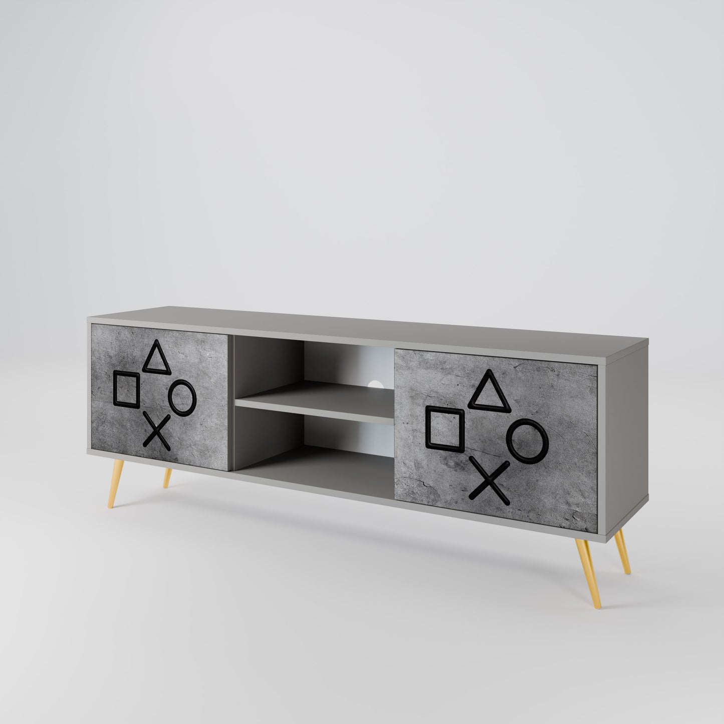 GAMER CHOICE 2-Door TV Cabinet