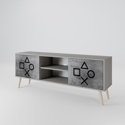 GAMER CHOICE 2-Door TV Cabinet