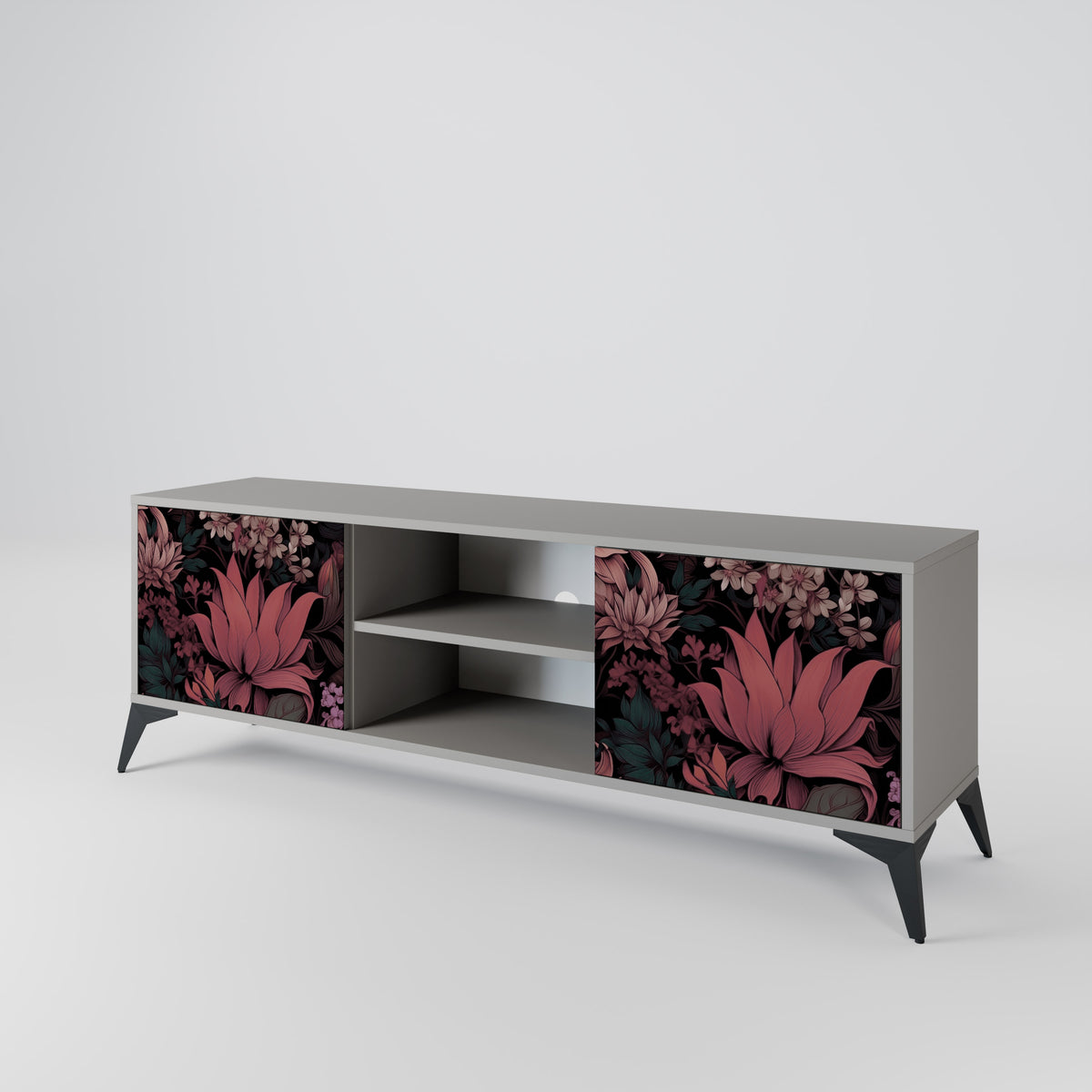FLORAL WHISPER Móvel de TV de 2 Portas