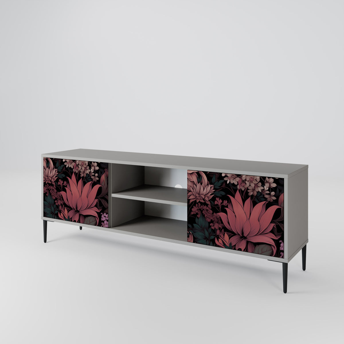 FLORAL WHISPER Móvel de TV de 2 Portas