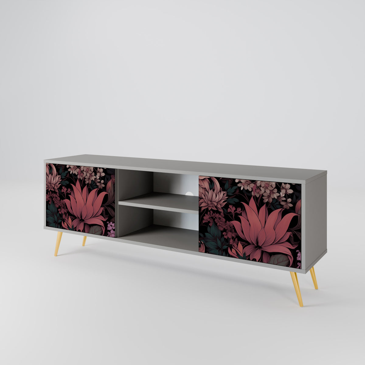 FLORAL WHISPER Móvel de TV de 2 Portas